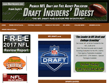 Tablet Screenshot of draftinsiders.com